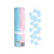 Wedding Boy or Girl confetti shooter 15 cm with blue confetti