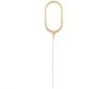 Number Gold, Golden 0-shaped sparkler 17 cm