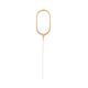 Number Gold Gold number 0 sparkler 17 cm