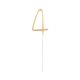 Number Gold Gold Number 4 Sparkler 17 cm