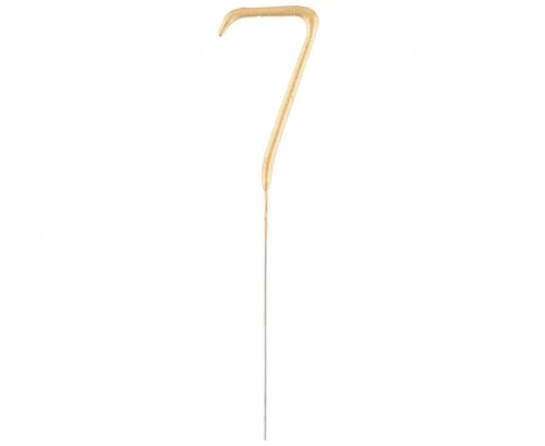 Number Gold Gold number 7 sparkler 17 cm