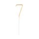 Number Gold, Golden Star Sparklers no. 7, 17 cm