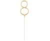 Number Gold Gold Number 8 Sparkler 17 cm