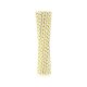 Colour Gold Heart Gold Heart Paper Straw Pack of 12