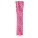 Colour Pink Dots Pink Paper Straw 12 pcs