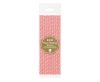 Colour Light Pink Dots Pink Paper Straw Set of 12