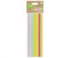 Colour Pastel paper straw 12 pcs