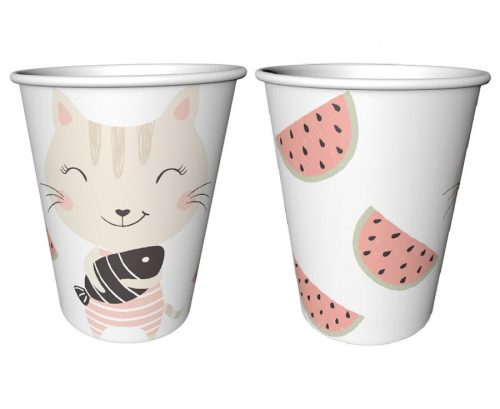 Cat Lovely Friends paper cup 6 pcs 240 ml