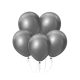 Colour Platinum Grey, Grey Balloon, 7 pieces 12 inch (30 cm)