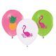 Flamingo Summer balloon, 5 pcs 12 inch (30cm)