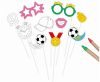 Football Fun colorable photo props 10-piece set