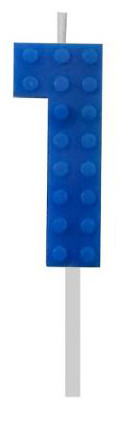 Blocks Blue Blocks Building Block Number 1 Blue Candle, Number Candle