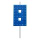 Blocks Blue Blocks Building Block 8 Blue Birthday Candle, Number Candle