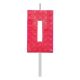 Blocks Red Blocks Building Block 0 Red Cake Candle, Number Candle