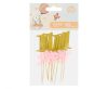 Happy Birthday Pink 1st Birthday Decorative Stick 10 pcs