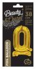 Number B&C Gold Gold Mini Number 0 Foil Balloon with Base 38 cm