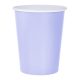 Colour Solid Lavender Purple Paper Cup 14 pcs 270 ml