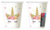 Unicorn Star paper cup 6 pieces 266 ml