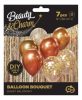 Colour Colour Gold-Copper Balloon Set, 7 pcs 12 inch (30cm)