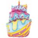 Happy Birthday Birthday Cake Cake foil balloon 77 cm