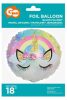 Unicorn Pastel  foil balloon 36 cm