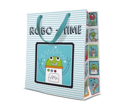 Robot Paper Gift Bag 20x25x10 cm