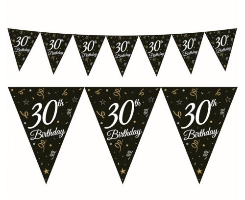 Happy Birthday B&C Happy Birthday 30 Banner Garland 270 cm