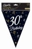 Happy Birthday B&C Happy Birthday 30 Banner Garland 270 cm