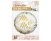 Wedding Mr & Mrs, foil balloon 36 cm