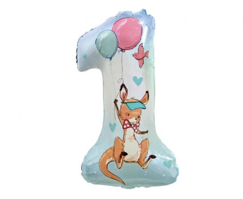 Happy Birthday Kangaroo Happy Birthday Kangaroo Number 1 Foil Balloon 77 cm