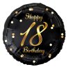 Happy Birthday B&C Gold Happy Birthday 18 foil balloon 36 cm