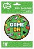 Gamer Game On Toy foil balloon 45 cm