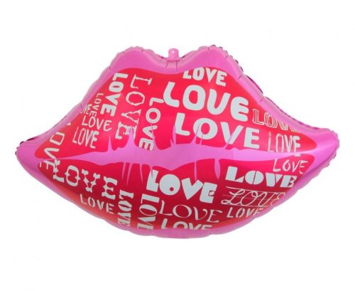 Love Lips and Love foil balloon 62 cm