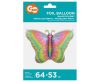 Butterfly Pastel Butterfly, foil balloon 64 cm