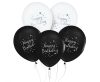 Happy Birthday Happy Birthday Black balloon, 5 pcs 12 inch (30cm)