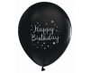 Happy Birthday Happy Birthday Black balloon, 5 pcs 12 inch (30cm)