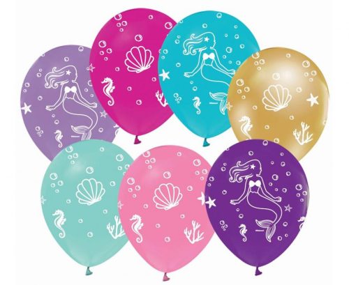 Ocean Underwater World, Balloon, Pack of 5, 12 inch (30 cm)