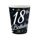 Happy Birthday B&C Happy Birthday 18 paper cups 6 pcs 200 ml