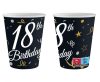 Happy Birthday B&C Happy Birthday 18 paper cups 6 pcs 200 ml