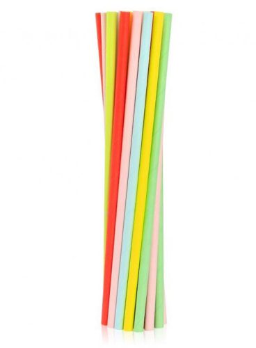 Colour Pastel paper straw, 24-pack