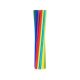 Colour Rainbow paper straw set of 24