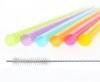 Colour Colors plastic reusable straw set of 17 + brush