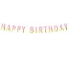 Happy Birthday Pink Gold Pink Happy Birthday paper banner 160 cm