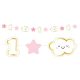 Baby Pink 1st Birthday Mini Garland 120 cm