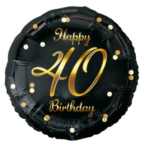 Happy Birthday B&C Gold Happy Birthday 40 Foil Balloon 36 cm