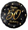 Happy Birthday B&C Gold Happy Birthday 50 foil balloon 36 cm