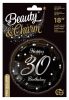 Happy Birthday B&C Silver Happy Birthday 30 foil balloon 36 cm