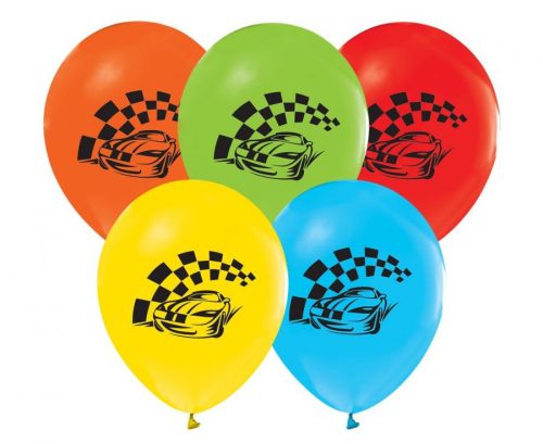 Car Racing Race balloon, 5 pcs 12 inch (30 cm)