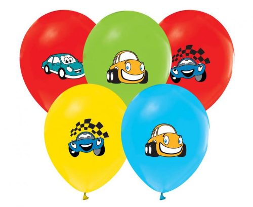 Car Smile balloon, 5 pack 12 inch (30 cm)