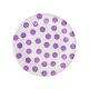 Colour Lavender Polka Dots Polka Dot Paper Plate 6 pcs 18 cm